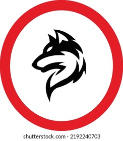 wolf logo design, wolf mascot logo, Tribal Wolf Tattoo,wolf head illustration vector drawing, Brave wolf head mascot Logo design. Vector Template Illustration Design. Mascot Brave wolfy Logo design