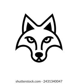 Wolf logo design sign and symbol 