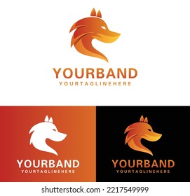 Logo del Wolf Plantilla de diseño muy profesional y creativa