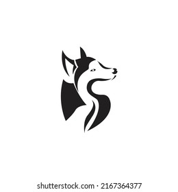 Wolf logo design Wolf vector