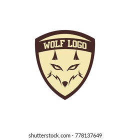 Wolf Logo Design Vector