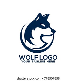 Wolf Logo Design Vector