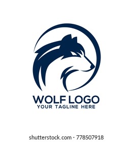 Wolf Logo Design Vector
