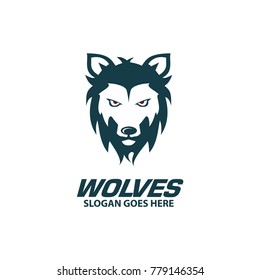 Wolf Logo Design Vector