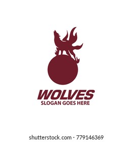 Wolf Logo Design Vector