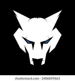 wolf logo design vector file
