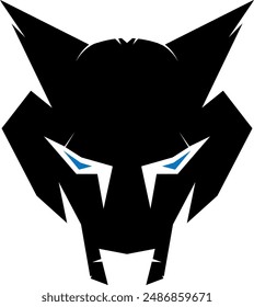 wolf logo design vector file