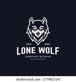 Wolf Logo Design Vector Illustration