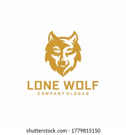Vektorgrafik des Wolf-Logo-Designs