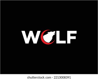 Wolf logo design vector illustration