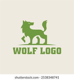 Wolf Logo Design Vector Illustration