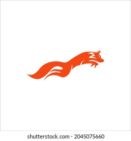 diseño de logotipo de lobo símbolo vector idea gráfica creativa