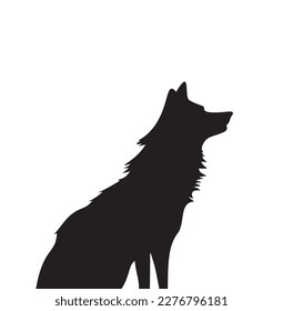 wolf logo design vector symbol graphic idea creative Eps 10