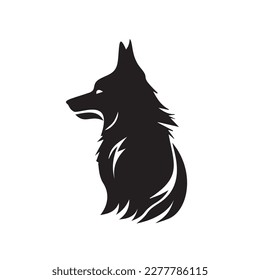 wolf logo design vector symbol graphic idea creative Eps 10