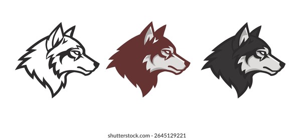 Wolf logo design vector symbol and graphic idea creative