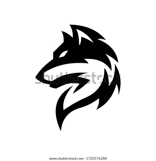 Wolf Logo Design Vector Symbol Graphic Stock Vector Royalty Free 1720576288