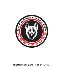 Wolf Logo Design Vector template

