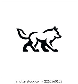 wolf logo design for your corporate identity, character and icon
