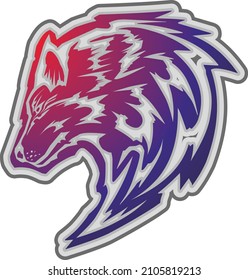 wolf logo for gaming team