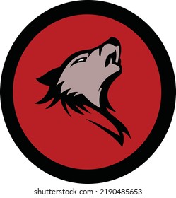 wolf logo, wolf head illustration vector drawing, Brave wolf head mascot Logo design. Vector Template Illustration Design. Mascot Brave wolf Logo design any kind of graphic work, wolfs mascot