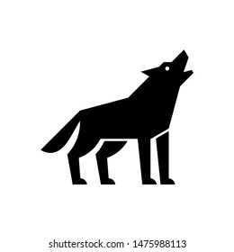 Wolf logo. Icon design. Template elements