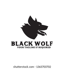 Wolf logo icon design vector template
