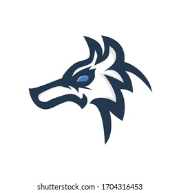 Wolf Logo icon Design Vector
