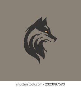 Wolf Logo Icon Template design