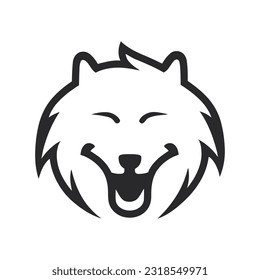 Plantilla de diseño de vectores de ilustración con logotipo Wolf
