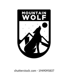 Wolf Logo Inspirations Simple Badge Stock Vector (Royalty Free ...