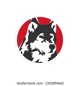 the wolf logo japan design