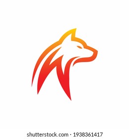 Logo de Wolf con el concepto de letra W