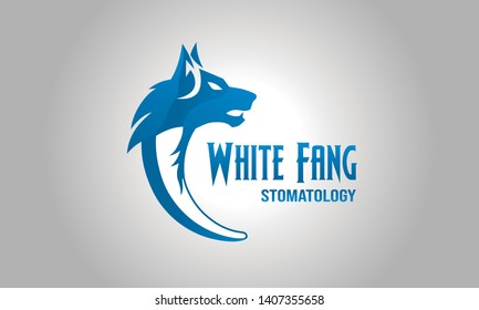 wolf logo in passing fang