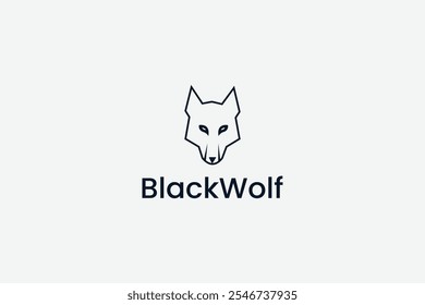 Wolf Logo. Powerful and Unique Trendy Iconic Wolf head design