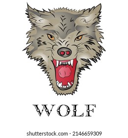 Wolf Logo Sign and Symbol Vector Illustration