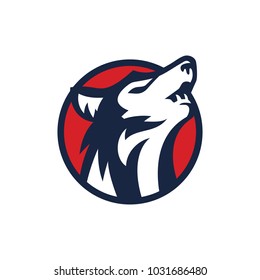Wolf Logo Stock Vector