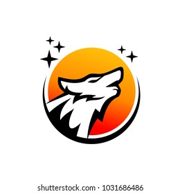 Wolf Logo Stock Vector