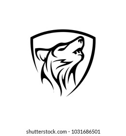 Wolf Logo Stock Vector