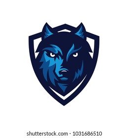 Wolf Logo Stock Vector