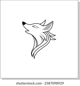 El logotipo del lobo es adecuado para un logotipo de deportes electrónicos