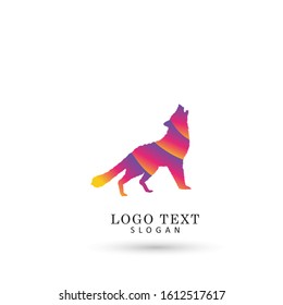 Wolf Logo. Symbol & Icon Vector Template.