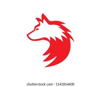 Wolf Logo Template