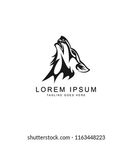 wolf logo template