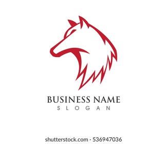 Wolf Logo Template