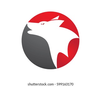 Wolf Logo Template
