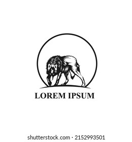 Wolf Logo Template for Brand