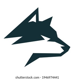 Wolf Logo Template 
Wolf Silhouette Vector Template