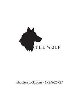 The Wolf logo template vector icon design