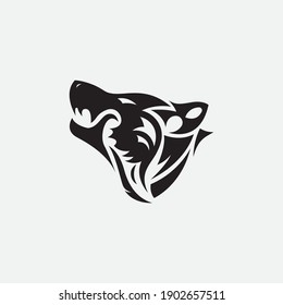 Wolf Logo Template vector illustration design
