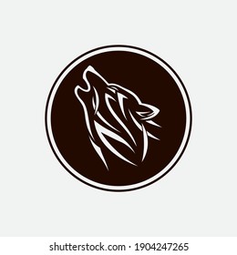 Wolf Logo Template vector illustration design